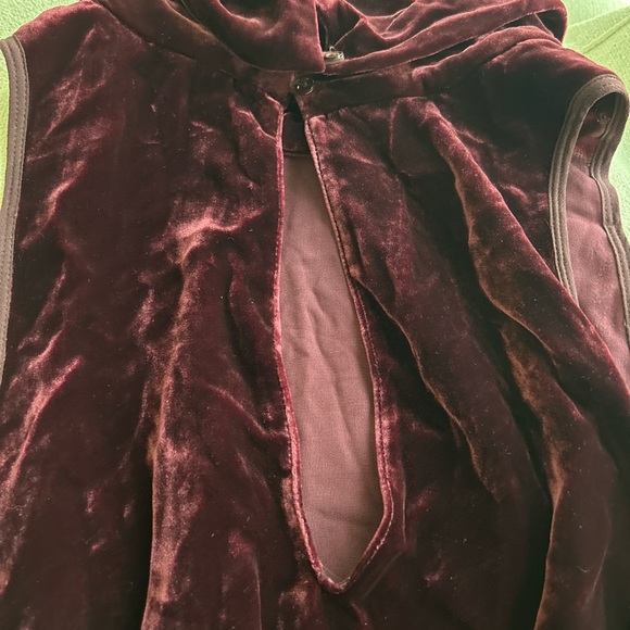 Wilfred womens deep burgundy velvet dress size medium BNWT - Picture 5 of 6
